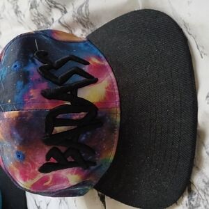 Galaxy Print Snapback Hat